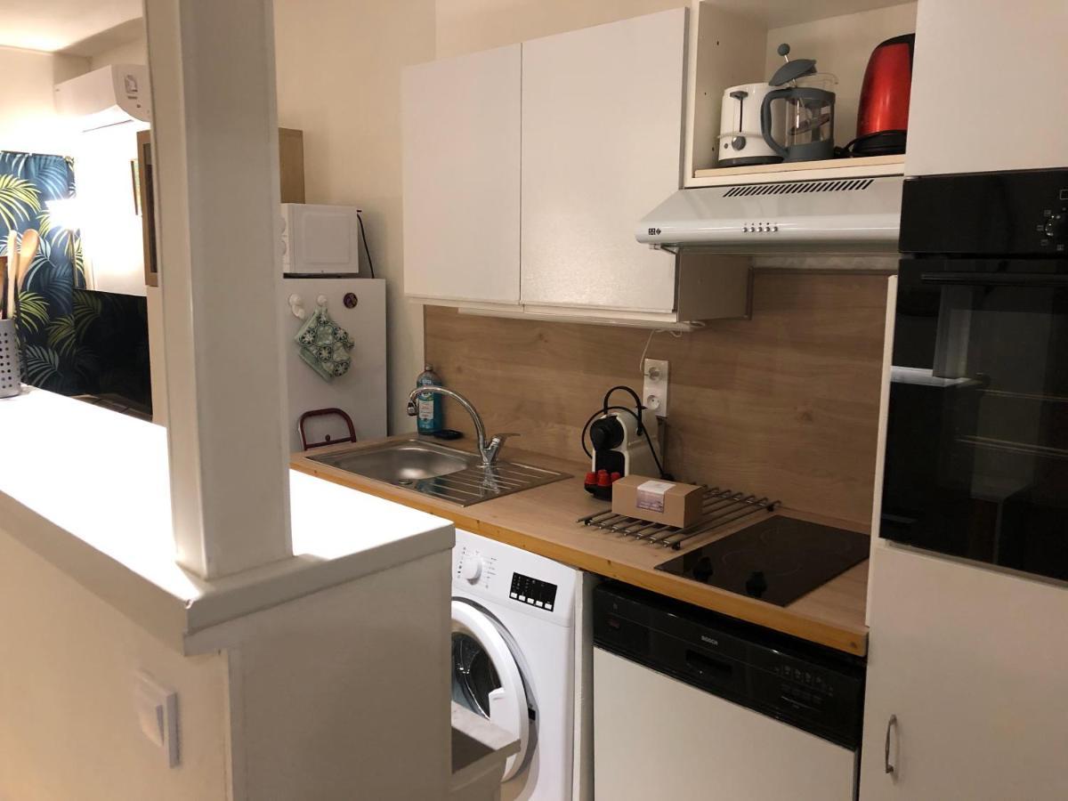 C037-Nice Studio With Garden And Parking - Near Beach カンヌ エクステリア 写真